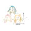 3Pcs Pumpkin Carriage Candy Box European Style Wedding Candy Holder Unique Pumpkin Cart Adornment for Party Favors for Showers and Celebrations Light view 2