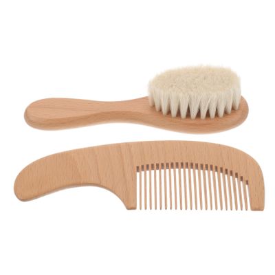 1Set Newborn Bath Brush Comb Soft Bristles for Gentle Grooming Lightweight for Easy Handling for Showers Special Occasions