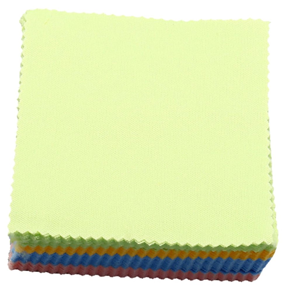 100Pcs Microfiber Cleaning Cloths Portable Eyeglass Cleaner for Screens Lenses Instruments Safe for