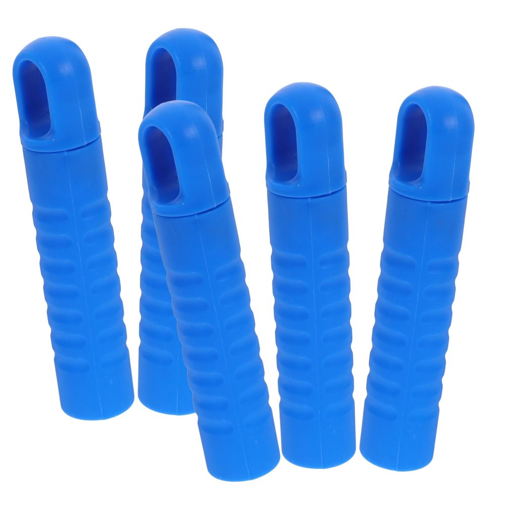 SKISUNO 5PCS Thick Plastic Mop Handle Replacement Grip Set Non-Slip Mop Handle Replacement Gripper for Cleaning Suitable for Home and Commercial Use