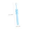 OATIPHO 3Pcs Cartoon Shape Manual Toothbrushes for Soft Bristles Toothbrushes Rabbit Ergonomic Design for Ages Fun Oral Care for Boys view 4