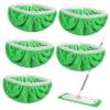 6Pcs Microfiber Mop Covers for Floor Cleaning Elastic Fit Replacement Pads for Hardwood Tile and Laminate Shed Resistant and Compatible with Various Mop view 1