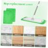 6Pcs Microfiber Mop Covers for Floor Cleaning Elastic Fit Replacement Pads for Hardwood Tile and Laminate Shed Resistant and Compatible with Various Mop view 4