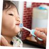 2Pcs Cute Bear Toothbrush Soft Bristle Manual Toothbrushes for Years Adorable Fruit Design Comfortable Grip for Easy Daily Use view 3