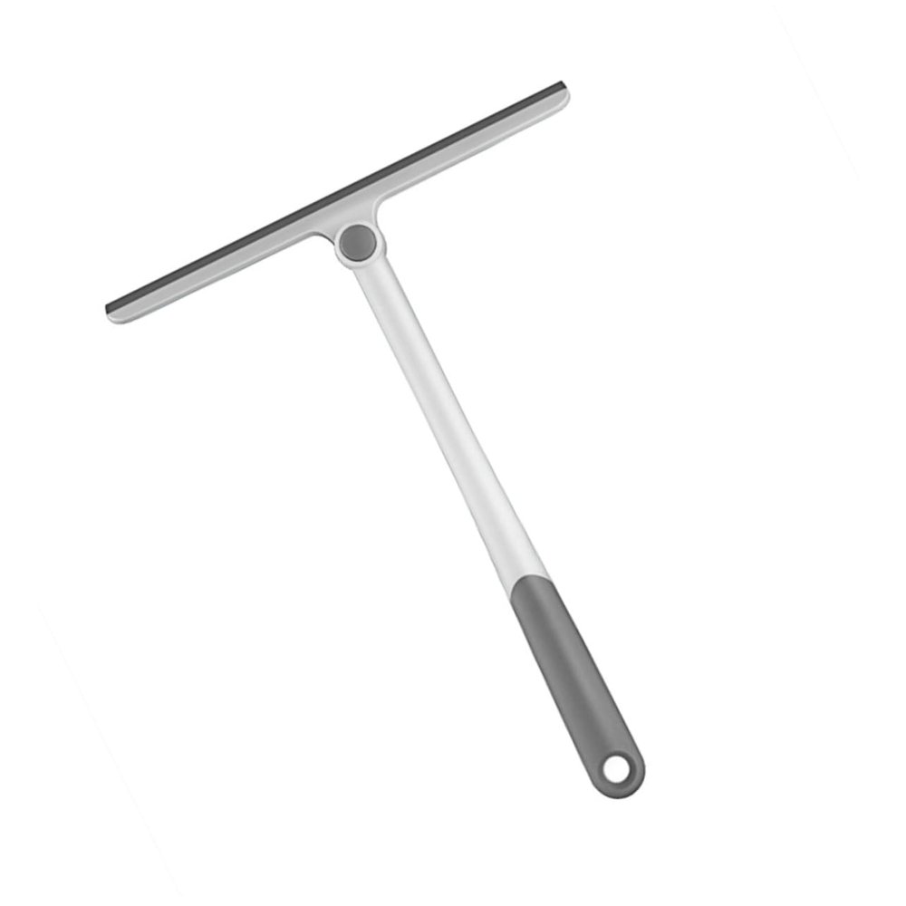 1Pc Multifunctional Glass Squeegee Tool Rotatable Window Cleaner for Home Durable Water Removal Tool with Ergonomic Handle for Bathroom Kitchen Living Room Cleaning