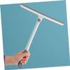 1Pc Multifunctional Glass Squeegee Tool Rotatable Window Cleaner for Home Durable Water Removal Tool with Ergonomic Handle for Bathroom Kitchen Living Room Cleaning view 3