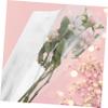 Healeved 1Roll Clear Flower Wrap Film Roll Transparent Packing Film for Wrapping and Flower Bouquets Versatile Cellophane for Weddings Birthdays and Special Occasions view 4