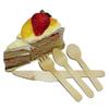 100Pcs Disposable Wooden Spoons Ice Cream Dessert Utensils for Parties Picnics Everyday Use Natural Smooth Tableware view 4
