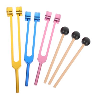 1Set Ear Tuning Fork Kit for Ear Cleaning Nerve Sensory Testing and Sound Healing Durable and Smooth Finish for Comfort