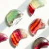 10 Pcs 1.18-1.58in Natural Rainbow Fluorite Moon Shaped Crystals - Healing Stones for Home Decor Accents, Chakra Balance & Spiritual Wellness view 2