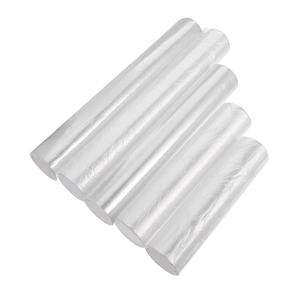 5Rolls Food Preservation Bags Food Fresh Keeping Bags for Kitchen Freezer Microwave Use Durable for Fruits Bread and Vegetables