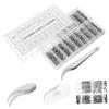 1Set Glasses Repair Kit with Screws Non Slip Nose Pads Comfortable Eyeglass Repair for Easy Maintenance Frame Refreshment view 3