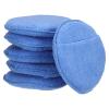 HARFINGTON 6pcs Microfiber Car Wash Sponge 6"x6" Non-Scratch Foam Applicator Pads for Car Detailing, Waxing, Conditioner Application, Paint Sealants, Blue view 1