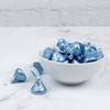 180 Count Blue Hershey's Milk Chocolate Candy Kisses Plus Exclusive Free Celebrate Stickers by Just Candy view 3