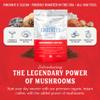 Crockett Coffee Organic Mushroom Coffee with MCT Oil | Antioxidant Rich Functional Blend of 7 Organic Mushrooms for Clear Focus, Gut Health & Clean Energy | Bold American Made Flavor, 30 Servings view 2