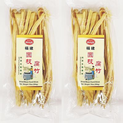 Dried Bean Curd Stick, 10oz (284g), Traditional Chinese Food, 2 Pack