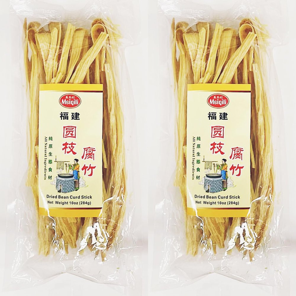 Dried Bean Curd Stick, 10oz (284g), Traditional Chinese Food, 2 Pack