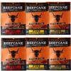 BEEFCAKE Jerky Sweet to Hot Jerky Sweet Heat Pork, Honey BBQ & Hot Spicy Beef Meat Snacks, 9 Gram of Protein and 100 Calories 2.7 Oz | Pack of 6 view 1
