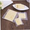 EXHUMKY 100pcs Cellophane Candy Wrappers Wrappers for Chocolates Non-stick Candy Bags Biodegradable Natural for Events view 3