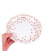 TOYZFRIENDY 1 Set Disposable Dot Paper Tableware Set Birthday Party Supplies with Plates and Napkins Elegant Food Serving for Celebrations and Special Events view 3
