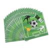 MUCKLILY 20pcs Football Party Napkins Happy Birthday Decorations Soccer Print Dinner Napkins Sports Themed Tableware view 1
