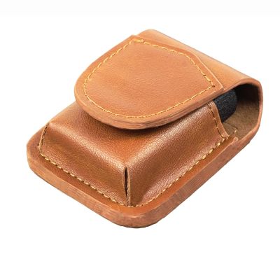 2set Lighter Covers, Robust And Stylish Leather Covers For Protective Covers For Lighters, On The Go(Brown 1 set)