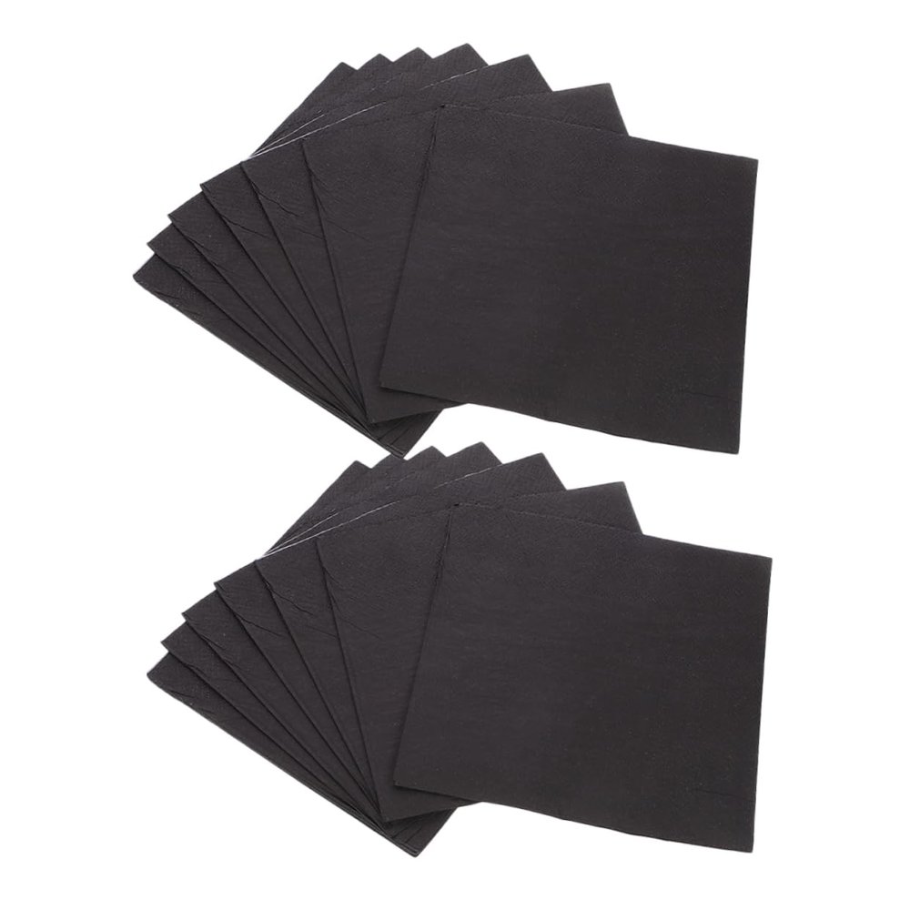 Cabilock 40pcs Lunch Napkins Disposable Paper Tissues for Birthday Wedding Party Events Stylish Dessert Napkins Per Pack