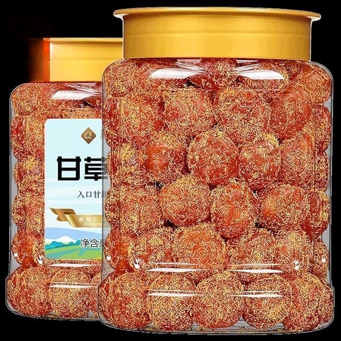 2 flavors Rock sugar dried kumquat,natural dried kumquat candied fruit 500g/can,nutritious preserved fruit snacks,frosted Sweet Orange,dessertsteaDim sum (Sweet kumquat,1 can)