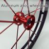 Wheelchair Rear Wheels 24" Pneumatic Rubber Tires, Quick Release Aluminum Hub with Bearing and Axle Replacement Wheels for Manual Wheelchairs view 2