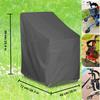 Rolling Walker Cover,4-Wheel Walker Cover, Placed Outdoors to Protect from dust, Wind and Sun, 28.3 inches Long, 26 inches Wide, 35.4 inches high, Suitable for a Variety of Four-Wheel Walkers (Gray) view 2