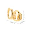 2Pcs Hollow Tooth Grills for Women Mouth Grills for Halloween Costume Cosplay Unique Hip Hop Style Comfortable Fit for Speech Fun Party Accessory view 2