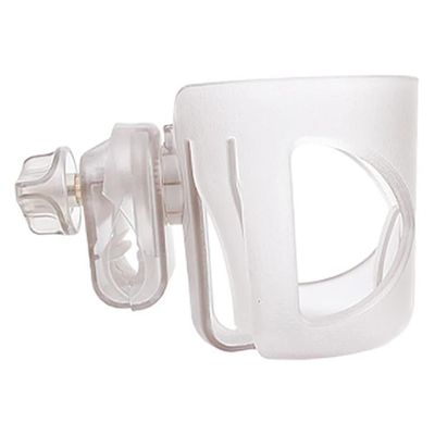 Stroller Cup Holder Transparent Bottle Organizer for Strollers and Bikes Drinks Rack with Sturdy Structure Fits Bottles and Cups