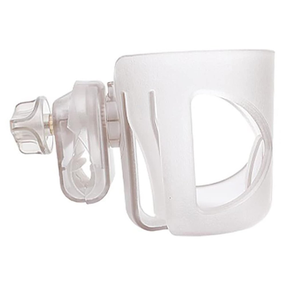 Stroller Cup Holder Transparent Bottle Organizer for Strollers and Bikes Drinks Rack with Sturdy Structure Fits Bottles and Cups