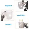 Stroller Cup Holder Transparent Bottle Organizer for Strollers and Bikes Drinks Rack with Sturdy Structure Fits Bottles and Cups view 4