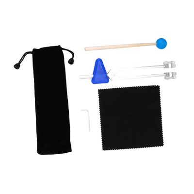 FUTUREORYY 1Set Om Tuning Fork for Sound Healing Yoga Healing Instruments with Handle for Relaxation Chakra Therapy