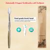 20Pack Luxury Individually Wrapped Eco-Friendly Hotel Disposable Toothbrushes Set with Toothpaste; Hygienic Guest Toothbrush Toiletries Pack; Travel Toothbrushes Kit for Home Hotel Travel, Daily Use view 2