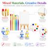Art Paint Cake Toppers, Qoadwem Art Painting Cake Toppers Paint Cake Decorations With Paint Pen Pigment Plate Palette For Birthday Artist Themed Cake Decor view 4