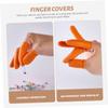 100Pcs Thickened Latex Finger Protectors Non Slip Wear Resistant Covers for Comfortable Use Agriculture Crafts and Repair Work view 3