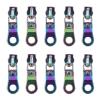 10Pcs Zipper Pull Replacement | Electroplating Process for Fadeless Resilience | Bright Color Zinc Alloy Pulls for Bags/Clothes/DIY | Exquisite Design view 1