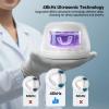 Ultrasonic Retainer Cleaner Machine 48kHz Denture and Aligner Cleaning Pod for Mouth Guards Night Guards Dental Trays Braces Toothbrushes Jewelry with 200ML Capacity (Blue) view 2