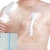 12" x 12" Shower Shields Wound Cover, Large Waterproof Bandages for Central Line Chemo Port Chest Catheter Shower Cover PICC Line Shower Protector Dressings 25 Pcs view 1