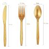 1080 Pcs Rainbow Disposable Plastic Utensils Set Mixed-colors Disposable Plastic Cutlery Set for Birthday Holiday Wedding Party Dinner Picnics Restaurant Outdoor view 2