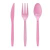 1080 Pcs Rainbow Disposable Plastic Utensils Set Mixed-colors Disposable Plastic Cutlery Set for Birthday Holiday Wedding Party Dinner Picnics Restaurant Outdoor view 3