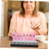 1Pc Compartment Portable Weekly Pill Organizer Case for Travel Daily Use Convenient Medication Storage view 2