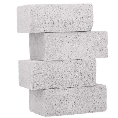 4PCS Grill Cleaning Brick, Reusable Effective Griddle Cleaning Stone Pumice Stone for BBQ, Swimming Pool Sink Kitchen Accessory