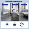 Heavy Duty Bath and Shower Bench with Adjustable Height and Reversible backrest - Handicap Shower Chair for Elderly and Disabled, Sliding Shower Chair, Bathtub Chair for Inside tub view 3