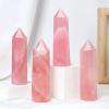 10Pcs 2.76-3.15in Rose Quartz Crystal Points, Healing Stones for Energy, Meditation, Chakra Balancing, Reiki, Yoga & Home Decor, Ideal for Grids & Gift view 4