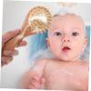 2Pcs Scalp Shampoo Brush Soft Bath Brush for Newborns Gentle Head Scrubber for Bathing Portable Hair Care Tool for Sensitive Scalps view 4