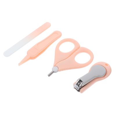 1Set Portable Nail Clipper Kit Ergonomic Nail Grooming Tools with Sharp Scissors for Safe Pedicure for Boy Girl