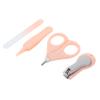 1Set Portable Nail Clipper Kit Ergonomic Nail Grooming Tools with Sharp Scissors for Safe Pedicure for Boy Girl view 1